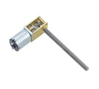 CSFFA 1218-N20 M4*50 albero filettato miniatura motore a ingranaggi a corrente continua 3V6V12V piccola dimensione grande ingranaggio a verme di coppia autobloccante(Motor with mount,12V136RPM)