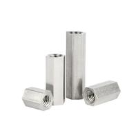 CSFFA 2/5/ 10 pezzi M2 M2.5 M3 M4 M5 M6 M8 M10 M12 304 Distanziatore esagonale in acciaio inossidabile Giunto a stelo lungo Dado esagonale Bullone(10mm,M2 10pcs)