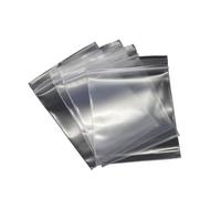 CSFFA 30-100 Pezzi/Sacchetto 4 * 6/5 * 7/6 * 8/7 * 10/8 * 12cm Sacchetti Trasparenti richiudibili in plastica con Chiusura a Zip for Gioielli e Accessori Artigianali alla rinfusa(8 x 12cm-50pcs)