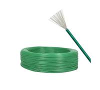 CSFFA 5~200M 20AWG UL1571 Cavo elettronico in PVC con Diametro Esterno 1,5 mm Cavo in Rame stagnato Isolato Cavo LED Ambientale Cavo di Alimentazione Fai-da-Te(Green,10 Meters_20 AWG)