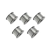 CSFFA Bobina di Filo di Ferro for tondini di Cemento Armato da 0,8 mm di Diametro, 5 Rotoli, antiossidante, Strumento Industriale, Lunghezza 110 m, for imballaggio di Prodotti Artigianali