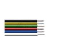 CSFFA Cavo di Estensione elettronico da 5/10 Metri 22 AWG 2 Pin 3 Pin 4 Pin 5 Pin 6 Pin, Linea Colorata for Strisce LED RGBW RGB CCT 5050 3528(6-Pin,10M_22 AWG)