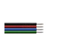 CSFFA Cavo di Estensione elettronico da 5/10 Metri 22 AWG 2 Pin 3 Pin 4 Pin 5 Pin 6 Pin, Linea Colorata for Strisce LED RGBW RGB CCT 5050 3528(4-Pin,10M_22 AWG)