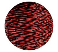 CSFFA Cavo elettronico ad Alta Temperatura in Rame stagnato FEP a doppino Intrecciato AFS200 PTFE da 1~20 m, 2 Pin, 26/25/24/22/20/18/17/15/13 AWG(Red Black,20 Meters_24AWG (0.2MM2))