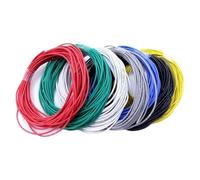 CSFFA Cavo elettronico LED Fai da Te Flessibile Isolato in Gomma siliconica Morbida UL3239 2 m/5 m, 32, 30, 28, 26, 24, 22, 20, 18, 16, 14, 12 AWG(Purple,2m,18AWG)