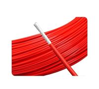 CSFFA Cavo elettronico Placcato Argento Isolato FEP da 2 m Cavo in Rame for Segnale HiFi ad Alta purezza OFC 0,06 0,08 0,12 0,2 0,35 0,5 1 2 4 6 10 mm(Red,17AWG 1.8MM SQ1.0_2 Meters)