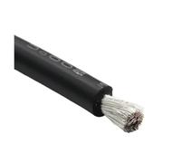 CSFFA Cavo in Silicone ad Alta Temperatura da 1~50 m AWG 30 26 24 22 20 18 16 14 12 10 8 Filo di Rame Resistente al Calore for Auto Rosso Nero(Black,5 Meters_18AWG)
