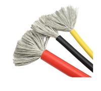 CSFFA Cavo Resistente al Calore da 1 Metro 11 10 8 7 6 4 3 2 AWG Filo in Silicone Ultra Morbido Linea in Rame Flessibile ad Alta Temperatura(Yellow,1 Meter_10AWG)