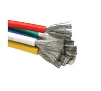 CSFFA Cavo Resistente al Calore da 5 m 30 28 26 24 22 20 18 16 15 14 13 12 10 AWG Filo in Silicone Ultra Morbido Rame Flessibile ad Alta Temperatura(Gray,14 AWG)