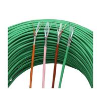 CSFFA Cavo termocoppia KTNS Tipo 2 conduttori, Isolante in PTFE, Cavo schermato for la compensazione della misurazione delle Alte Temperature(K Type,1 Meter)