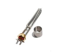 CSFFA Elemento riscaldante elettrico for acqua G1" filettatura in rame AC 110V 220V resistenza alla piegatura riscaldatore solare caldaia 1000W 2000W 3000W(With Internal Nut,380V,1KW 180mmL 304SS)