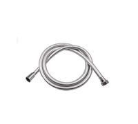 CSFFA Flessibile for doccia 1,2 m 1,5 m 2 m Tubo for acqua da bagno Nero Oro Grigio PVC Soffione doccia portatile Tubo flessibile for sostituzione tubazione anti-torsione(Grey 1.5m)