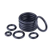 CSFFA Guarnizione O-ring in nitrile nero Spessore CS 1mm/1.5mm/2mm/3mm Diametro esterno 3-80mm Guarnizione in gomma resistente all'olio(OD 9mm(30pcs),CS 1.5mm)