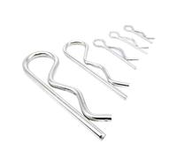 CSFFA M1 M1.2 M1.6 M1.8 M2 M2.5 M3 M4 M5 M6 M7 Acciaio R Tipo Molla Cotter Pin Forma Ondulata Clip Divisa Morsetto Perno Trattore for Capelli for Auto(5pcs 3x65mm)