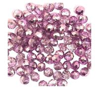 CSFFA Perline di Vetro sfaccettato rondelle da 3 * 4 mm e 4 * 6 mm, distanziali di Cristallo, for la creazione di Gioielli Fai da Te, collane e bracciali.(15_3x4mm-150pcs)