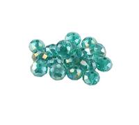 CSFFA Perline rotonde in vetro sfaccettato trasparente da 4-8 mm all'ingrosso, perline di cristallo austriache rondelle for la creazione di braccialetti e collane, accessori for gioielli fai da te(Mal