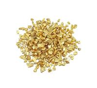CSFFA Riempitivo in vetro e metallo frantumato da 20/50 g, for decorazioni da tavolo fai da te, for torte, frutta, sottobicchieri, cristallo decorativo for stampi in resina epossidica.(Gold_M-20Grams)