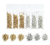 CSFFA Riempitivo in vetro e metallo frantumato da 20/50 g, for decorazioni da tavolo fai da te, for torte, frutta, sottobicchieri, cristallo decorativo for stampi in resina epossidica.(Set 08_M-20Gram