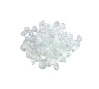 CSFFA Riempitivo in vetro e metallo frantumato da 20/50 g, for decorazioni da tavolo fai da te, for torte, frutta, sottobicchieri, cristallo decorativo for stampi in resina epossidica.(White_S-50Grams