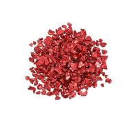 CSFFA Riempitivo in Vetro e Metallo frantumato da 20/50 g, for Decorazioni da Tavolo Fai da Te, for Torte, Frutta, sottobicchieri, Cristallo Decorativo for stampi in Resina epossidica.(Red_M-20Grams)