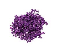 CSFFA Riempitivo in vetro e metallo frantumato da 20/50 g, for decorazioni da tavolo fai da te, for torte, frutta, sottobicchieri, cristallo decorativo for stampi in resina epossidica.(Purple_S-50Gram
