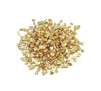 CSFFA Riempitivo in vetro e metallo frantumato da 20/50 g, for decorazioni da tavolo fai da te, for torte, frutta, sottobicchieri, cristallo decorativo for stampi in resina epossidica.(Light Gold_S-20