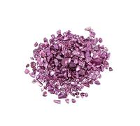 CSFFA Riempitivo in vetro e metallo frantumato da 20/50 g, for decorazioni da tavolo fai da te, for torte, frutta, sottobicchieri, cristallo decorativo for stampi in resina epossidica.(Light purple_M-