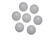 CSFFA Sfera di plastica solida bianca in polipropilene PP Diametro 2/4/10/15/20/25/30/40/50 mm Sfera di plastica traslucida galleggiante(38mm(1pcs))