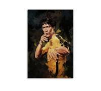 CSFWRUKL Bruce Lee, poster decorativo da parete, per soggiorno, camera da letto, decorazione moderna per camera da letto, 30 x 45 cm