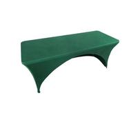 CSHWXY Tovaglia da tavolo rettangolare in spandex per matrimonio, con un lato aperto, per ospiti, design accattivante e durevole, verde militare, dimensioni 153x74x76 cm.