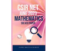 CSIR NET JUNE 2023 MATHEMATICS: SOLVED PAPER
