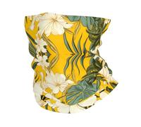 CSIVKEJ Passamontagna passamontagna per ciclismo, corsa, antivento, bandana, Fiore Giallo 8, 25 x 50 cm