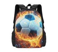 CSIVKEJ Zaino per uomo e donna, leggero, per spostamenti quotidiani, viaggi d'affari, escursioni, Pallone da calcio 3, 42 X 32 X 14 cm
