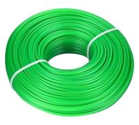 cskky Ricambio Diametro 2mm Lunghezza 100m Nylon Corda Rotonda Linea Tagliaerba for Giardino Benzina Elettrico 2.0mm*100m .oth
