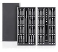 cskky Set di cacciaviti precisione 63 in 1, punte for cacciavite Phillips Torx magnetiche, kit utensili manuali for riparazioni domestiche professionali .oth