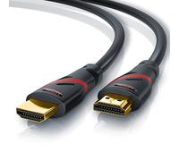 CSL - 15m Cavo HDMI 8k / 4k 2.1/2.0-8K @ 60Hz 4K @ 120Hz con DSC - 48 Gbit/s - 3D - Ultra High Speed con Ethernet - TV Blu-ray compatibile con PS5 Series X Switch - nero - 15 metri
