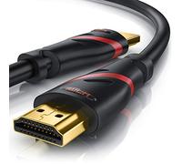 CSL - Cavo HDMI 8k 2.1 2 m - 8K @ 60Hz / 120Hz - 4K @ 240Hz - 48 Gbps - HDMI 2.1 2.0a 2.0b - 3D - Ethernet ad alta velocità - HDTV - UHD II - Dynamic HDR-10+ - eARC - Variable Refresh rate VRR