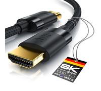 CSL-Computer Cavo HDMI 4 m 8K 2.1-8K @ 60Hz - 4K @ 120Hz - 4m (metri) - HDTV 7680 x 4320 - UHD II - HDMI 2.1 2.0a 2.0b - Cavo HDMI Ethernet - HDR - ARC - compatibile con PS4 PS5 Xbox Series X