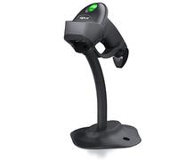 CSL - Scanner di codici a barre wireless 2,4 Ghz - 1D 2D - batteria da 2000 mAh - supporto incluso - scanner di codici a barre wireless - lettore di codici a barre - scansione manuale QR Code - DataMatrix - per cellulare Android iOS PC Computer