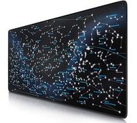 CSL - Tappetino per mouse da gaming, XXL, 900 x 400 mm, misura XXL, migliora precisione e velocità, adatto anche per mouse e tastiera Roccat, Razer, Logitech, segno zodiacale
