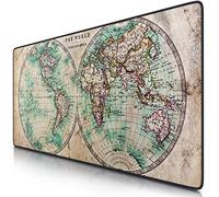 CSL - Tappetino per mouse XXL 900 x 400 - Tappetino da tavolo per ufficio, controllo preciso del mouse migliora la velocità e la precisione, tenuta stabile, lavabile, per ufficio e casa