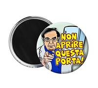 csm informatica Magnete Calamita stile Pins 5,8cm Collezione Nowzaradan idea regalo spiritosa scherzo Gadegt compatibile dieta 1200 calorie Frigo (Modello 2)