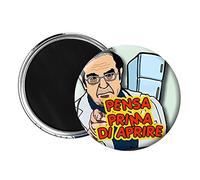 csm informatica Magnete Calamita stile Pins 5,8cm Collezione Nowzaradan idea regalo spiritosa scherzo Gadegt compatibile dieta 1200 calorie Frigo (Modello 3)