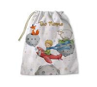 csm informatica Set x Asilo personalizzato con nome Favole adatta a Piccolo Principe (Sacchetto - Sacca porta bavaglini elastico tovagliette - fantasia adatta a Piccolo Principe)