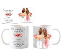 csm informatica Tazza Matrimonio Vuoi Essere la mia Damigella d'Onore con Papaveri per proposta/Domanda Amica Nozze Regalo