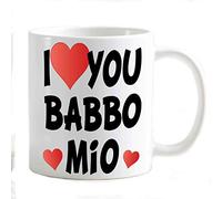csm informatica Tazza Mug festa del Papà Personalizzabile I love You Babbo mio