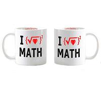 csm informatica Tazza Mug Matematica Personalizzabile I Love Math radice Quadrata