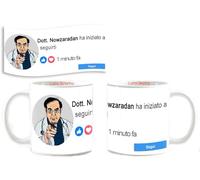 csm informatica Tazza Mug Personalizzabile dottor Nowzaradan restare in Carreggiata Dieta Idea Regalo Spiritosa (Il dottore ha iniziato aseguirti Follower adatto a Twitter)