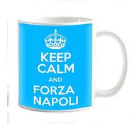 csm informatica Tazza Mug Personalizzabile Keep calm forza azzutti compatibile per Napoli adatta tifoso napoletano
