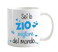 csm informatica Tazza Mug personalizzabile sei lo zio migliore del mondo